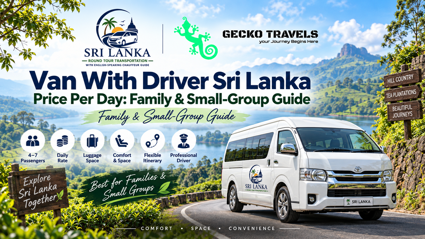 Van With Driver Sri Lanka Price Per Day: Family & Small-Group Guide