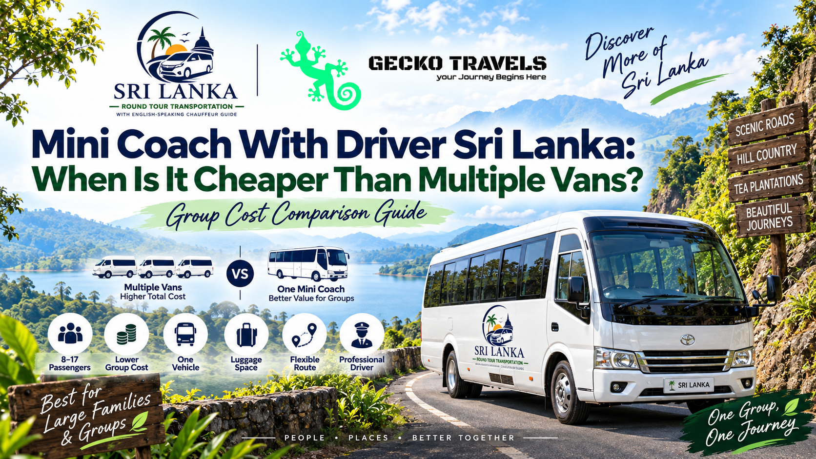 Mini Coach With Driver Sri Lanka: When Is It Cheaper Than Multiple Vans?