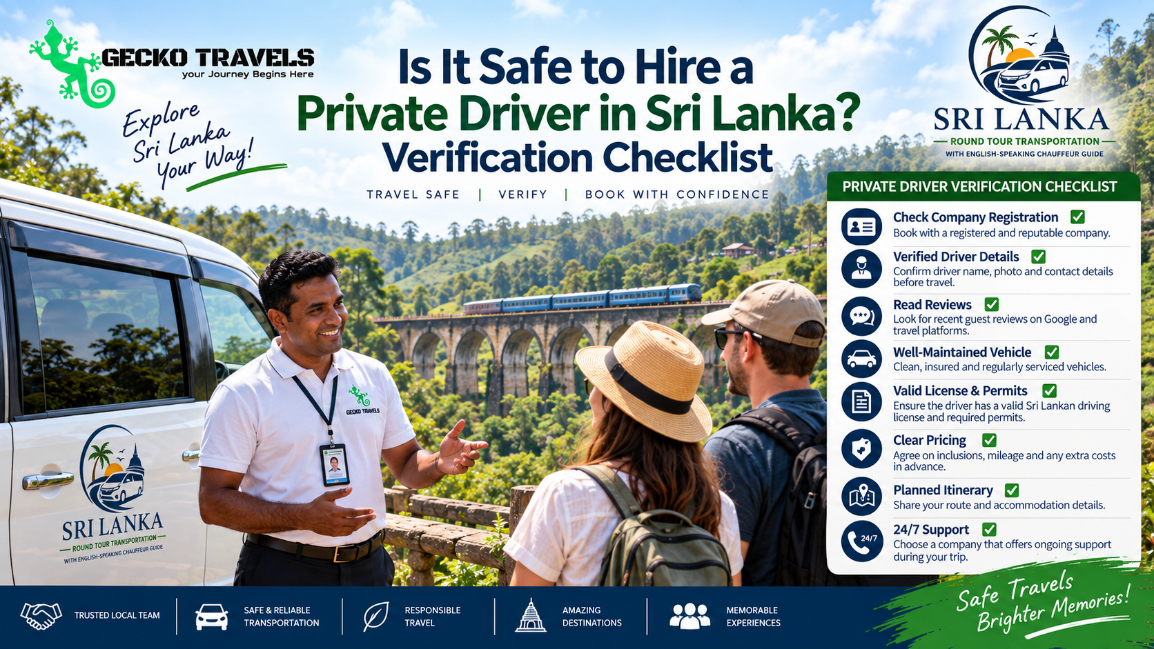 Is It Safe to Hire a Private Driver in Sri Lanka? Verification Checklist