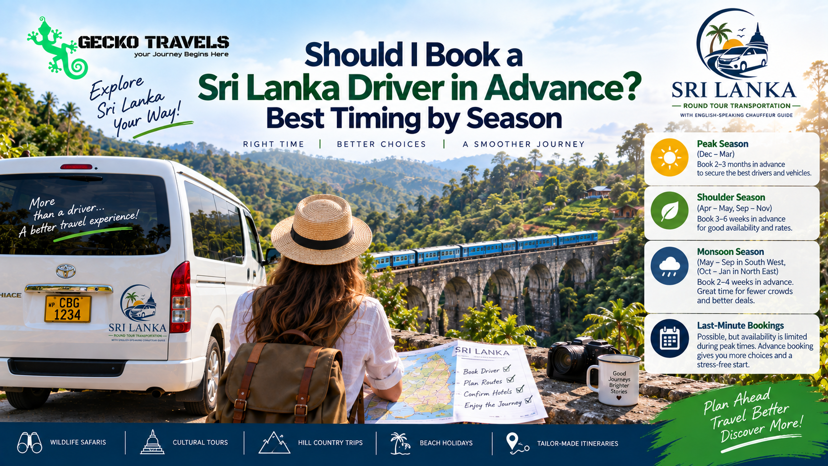 Should I Book a Sri Lanka Driver in Advance? Best Timing by Season