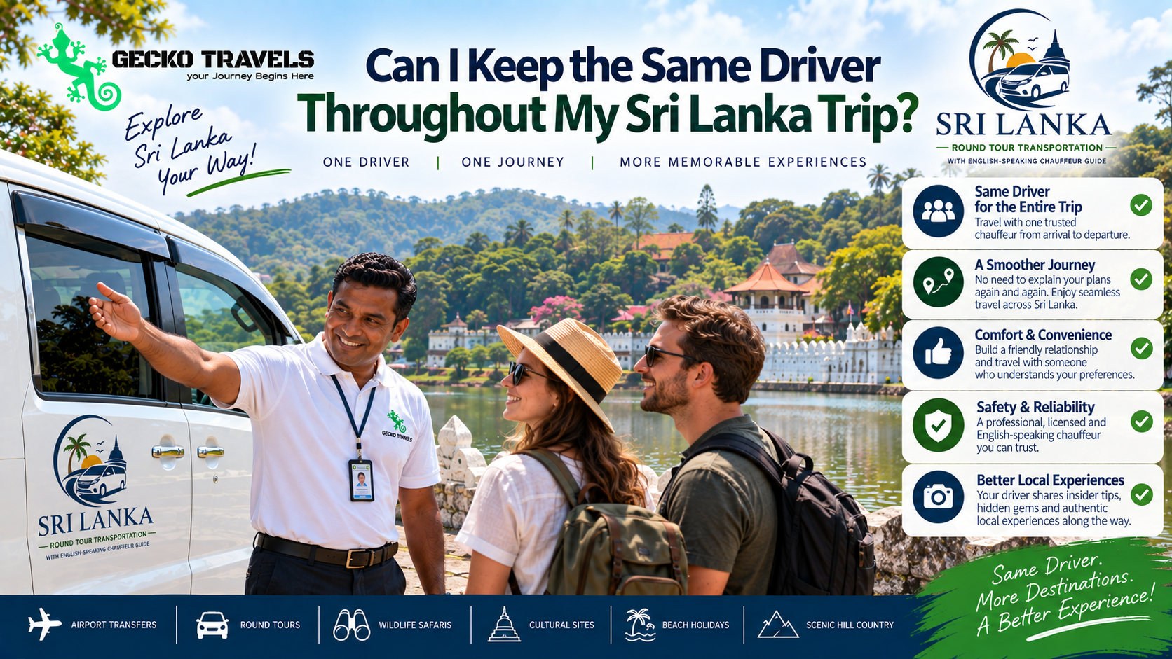 Can I Keep the Same Driver Throughout My Sri Lanka Trip?