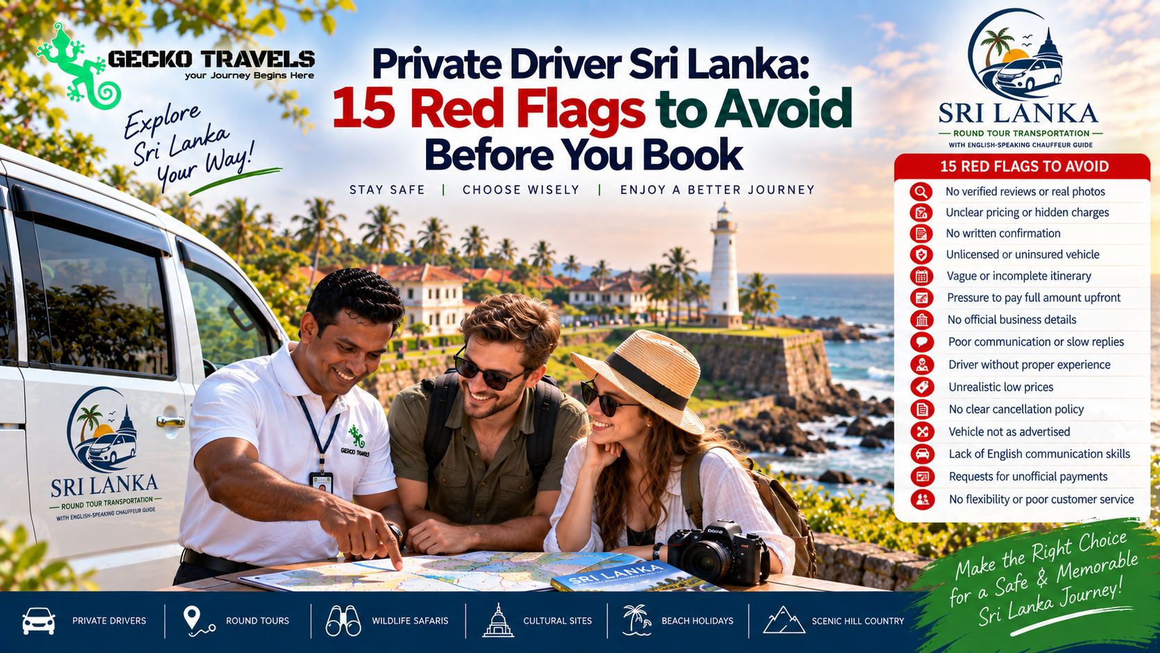 Private Driver Sri Lanka: 15 Red Flags to Avoid Before You Book